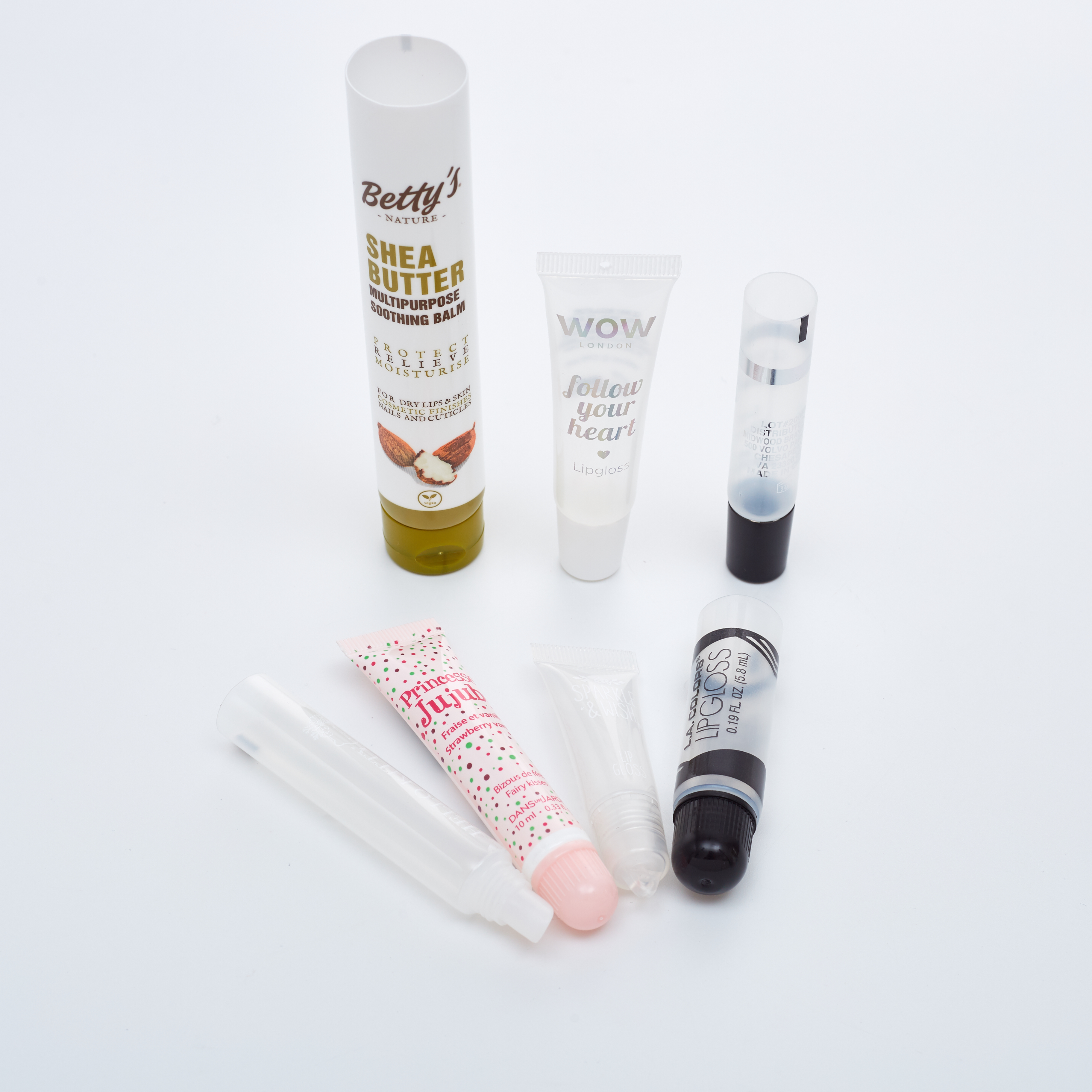 Cosmetic Recycable PE Soft Empty Tube for Lip Gloss Tube vide souple en PE recyclable cosmétique pour brillant à lèvres