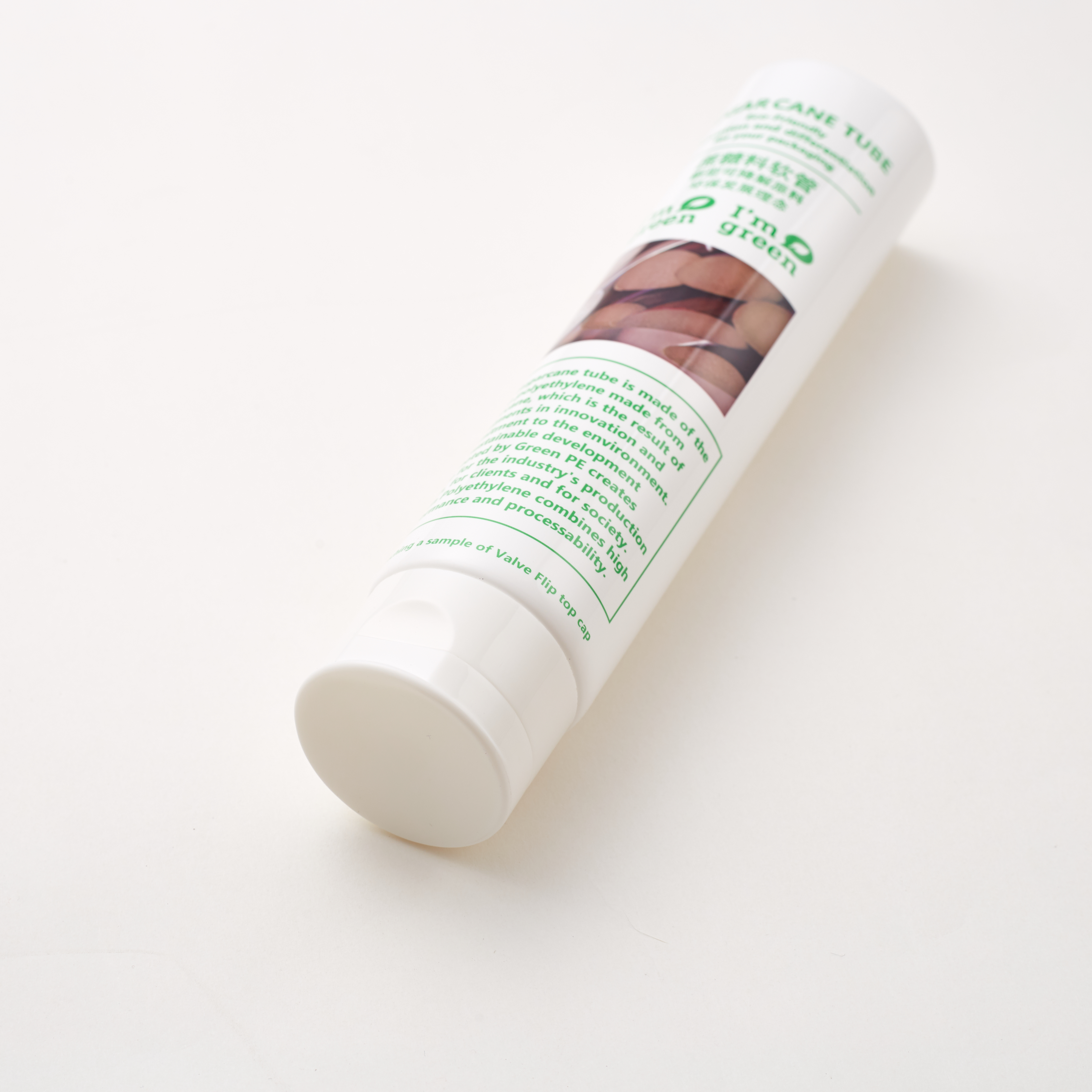 Tube mou biod&eacute;gradable PCR recyclable cosm&eacute;tique &eacute;cologique