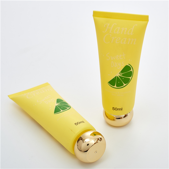 Emballage cosmétique mou de tube de crème pour les mains en plastique PE personnalisé