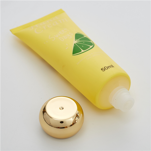 Emballage cosm&eacute;tique mou de tube de cr&egrave;me pour les mains en plastique PE personnalis&eacute;