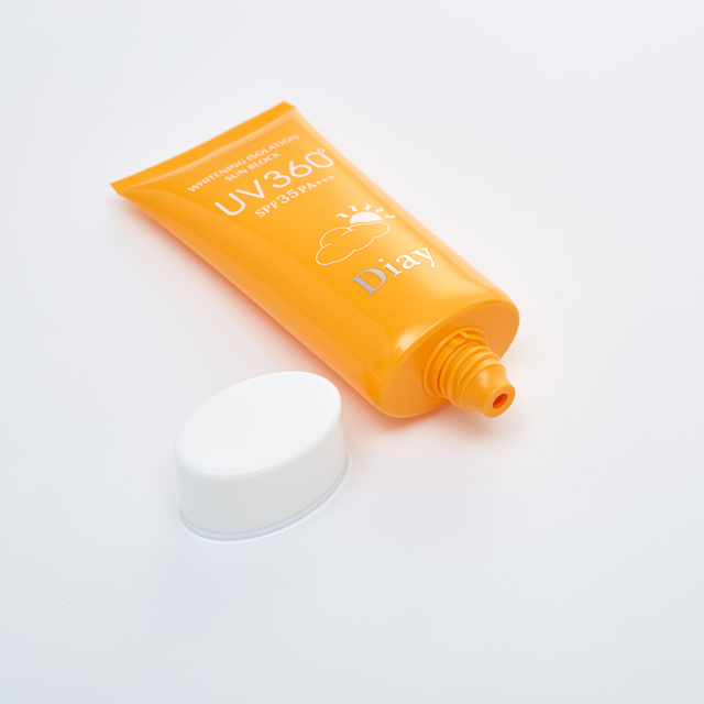 Tube mou de soin de peau de cr&egrave;me solaire cosm&eacute;tique PE vide BB