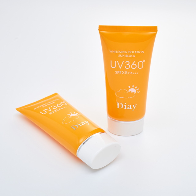 Tube mou de soin de peau de crème solaire cosmétique PE vide BB