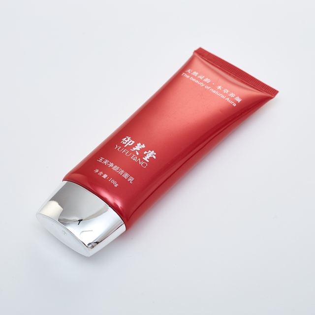 Tube de compression doux de lavage de visage de cr&egrave;me solaire cosm&eacute;tique en plastique PE