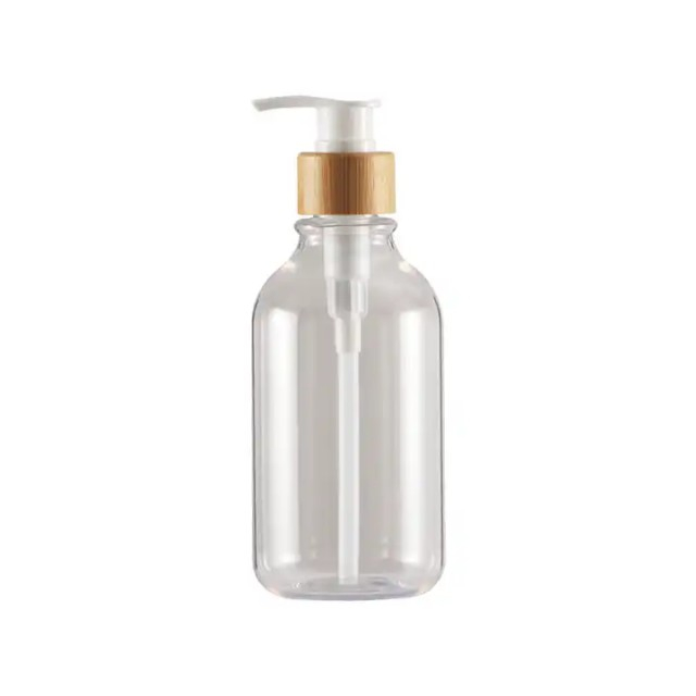Bouteilles vides en plastique PP pour huile capillaire, 300ml, 500ml, pour shampoing, avec pompe à Lotion, vente en gros