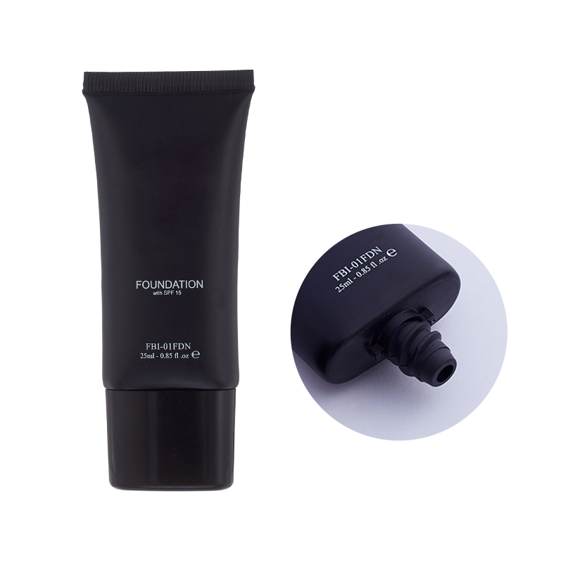 Tube en plastique de protection solaire vide personnalis&eacute; recyclable de 25 ml (1)